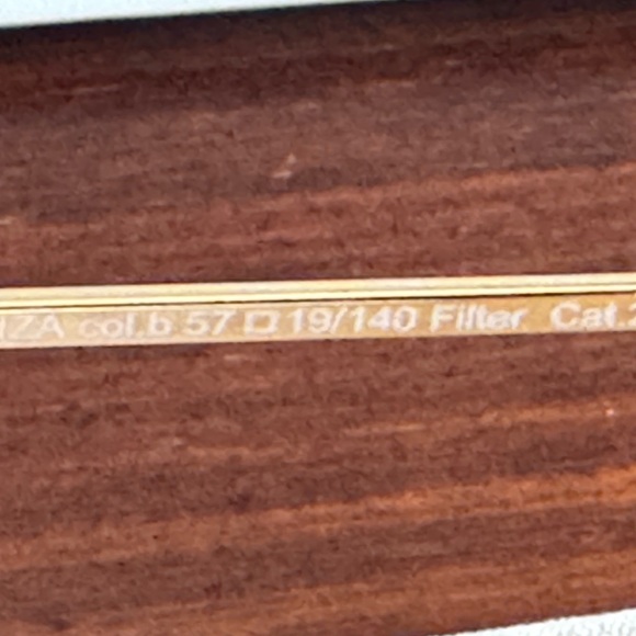 ANDY WOLF Sunglasses with Gold Frame and Brown Lenses - Picture 10 of 15